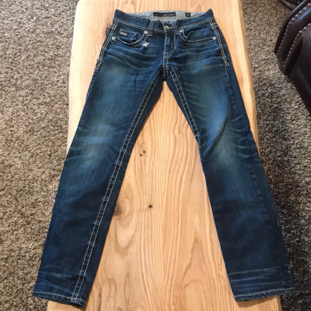 Buckle black jeans